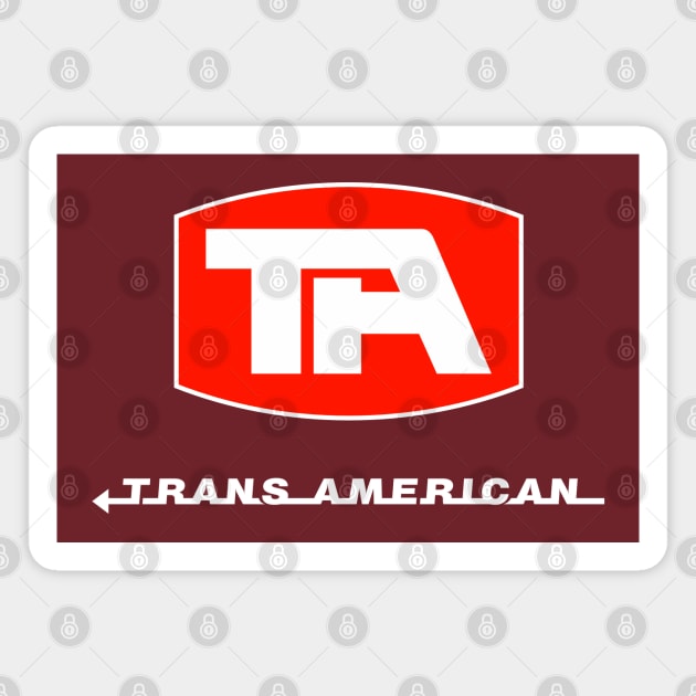Trans American Airlines Magnet by RetroCheshire